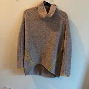 anthropologie oversized turtle neck